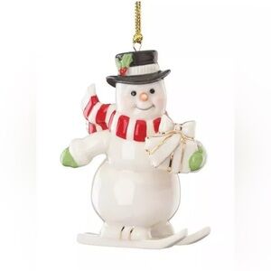 Lenox Merry Little Christmas Snowman Ornament New